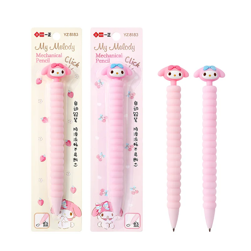 

Sanrios Kawaii Doll Stationery Anime Mymelody Cute Cartoon Creative Doll Silicone Soft Doll Pen 0.5Mm Black Drawing Pencil Gift