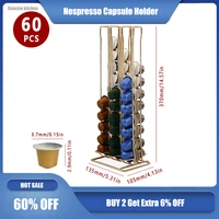 nespresso capsule holder coffee espresso accessories can stored 4060 pcs of nespresso vertuo capsules organizer dispenser