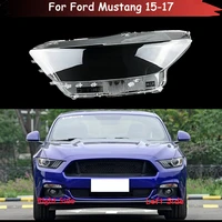 car front headlight cover headlamp lampshade lampcover head lamp light covers glass lens shell for ford mustang 2015 2016 2017