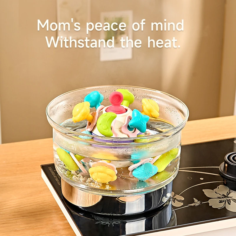 Детская игрушка-грызунок для новорожденных 0-12 месяцев