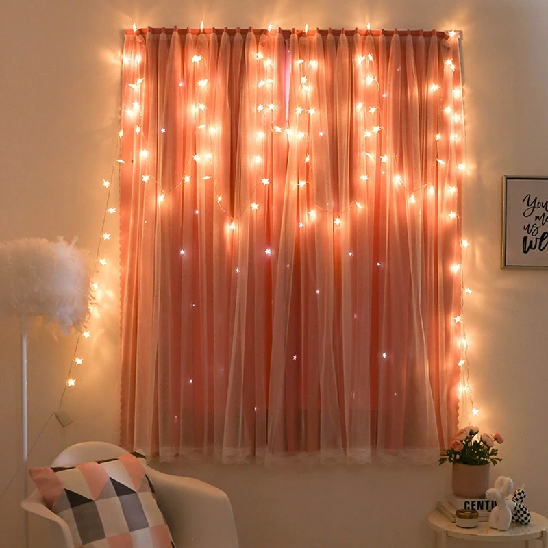 

self-adhesive curtains window curtain cloth bedroom paste type full shading simple for living room kitchen curtains No punching