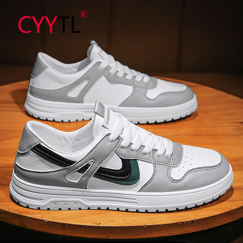 

CYYTL 2022 Spring Men's Casual Shoes Fashion Breathable Comfort Walking Sneakers Low Top Sports Skate Students Running Tennis