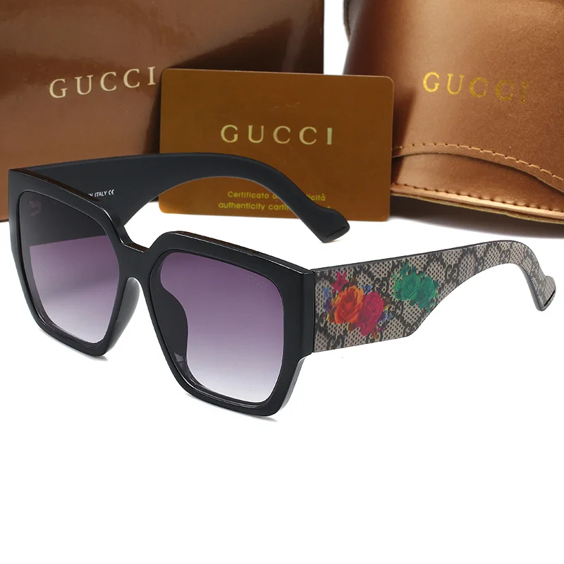 

2023 New Sunglasses Mens Sun Glasses Rectangle Adumbral UV400 Fashion Classic Woman's Eyeglasses High Quality 1025
