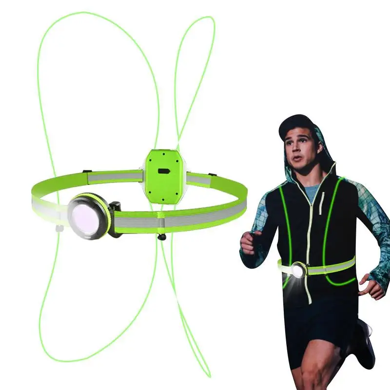

LED Reflective Running Vest Reflective Safety Vest For Walking At Night With High 360 Visibility Night Outdoor Gear Accessories