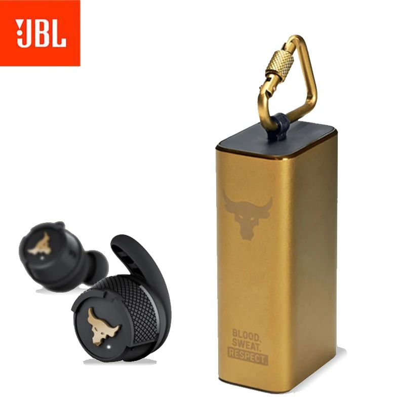 

JBL Under Armour Project Rock True Wireless Flash Earbuds Headphones Waterproof IPX7 Sport Bluetooth Headset With Mic