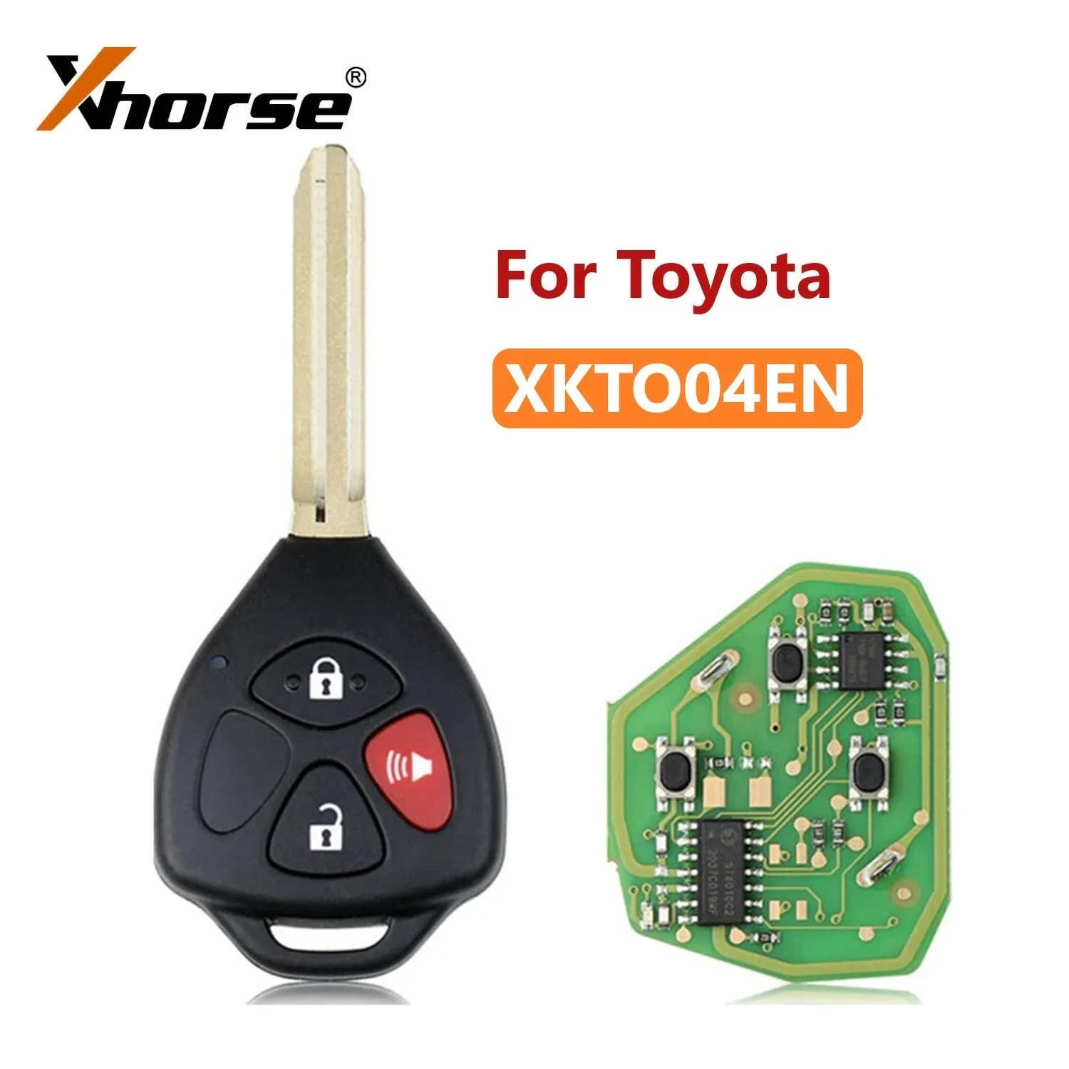 

XHORSE XKTO04EN Wired Universal Remote Key To-yota Style 3 Buttons