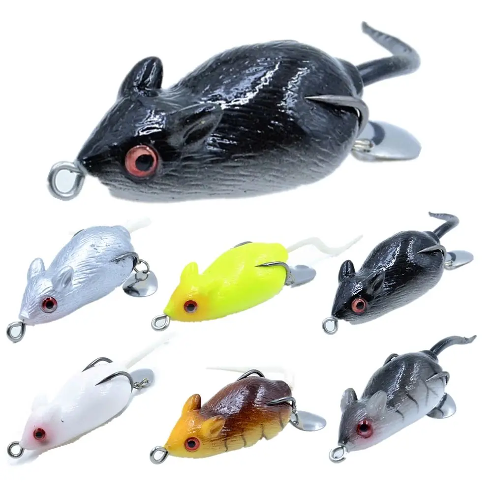 

1pcs Thunder Frog Fishing Lure 5cm 10g Soft Baits Floating Water Luya Wobblers Artificial Tackle Double Fishhook Gear