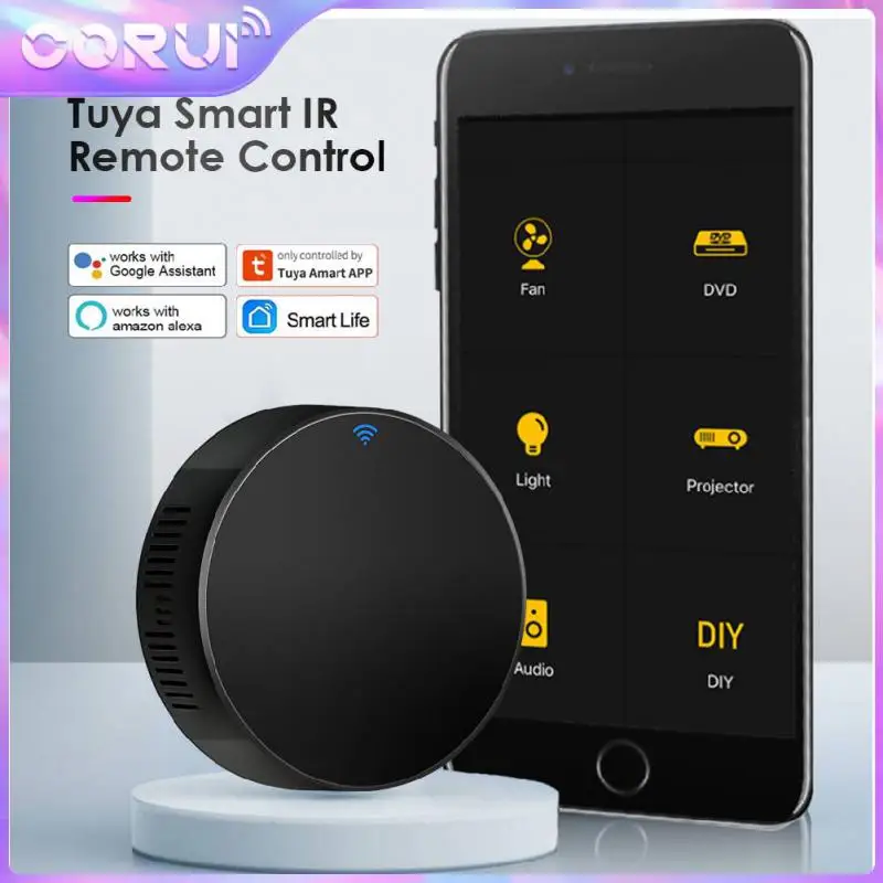 

CORUI Tuya IR умный пульт дистанционного управления смарт WiFi Универсальный умный дом гаджеты управление для ТВ DVD AUD Alexa Google Home умная жизнь