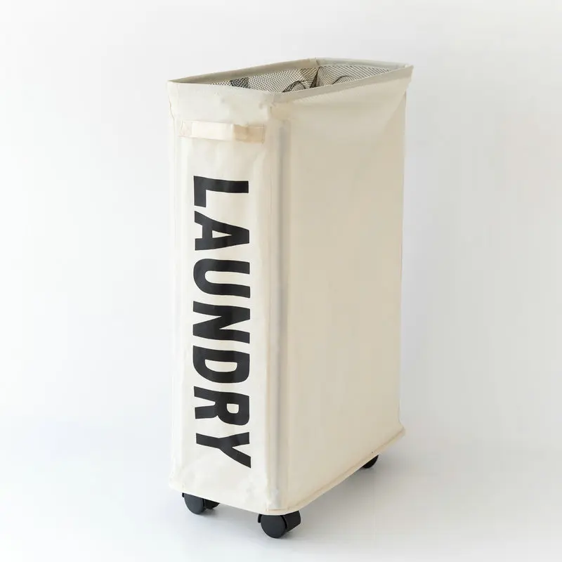 Трансграничная простая ткань Оксфорд со шкивом корзина для белья современная