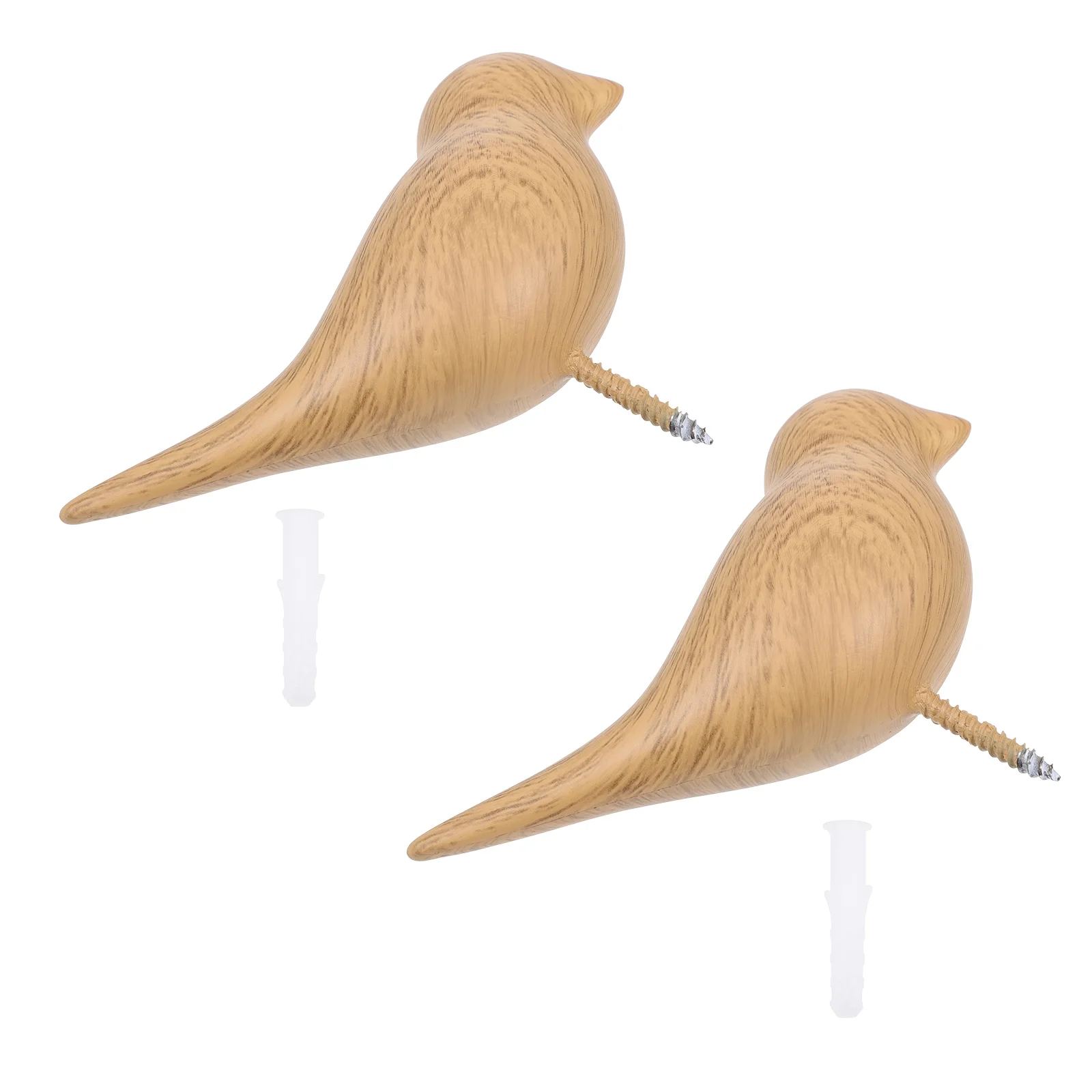 

Wall Hooks Hook Bird Coat Hanger Towel Storage Decorative Hanging Key Clothes Rack Mounted Kitchen Robe Door Holder Hat Single