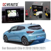 vkauto fish eye rear view camera for renault clio v new clio 2019 2020 2021 ccd night vision reversing backup parking camera