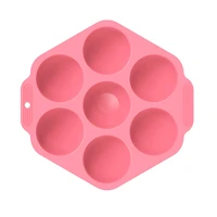baking mold hexagon 7 grids round cake mould silicone non stick chocolate diy cooking mold fondants cake make mold