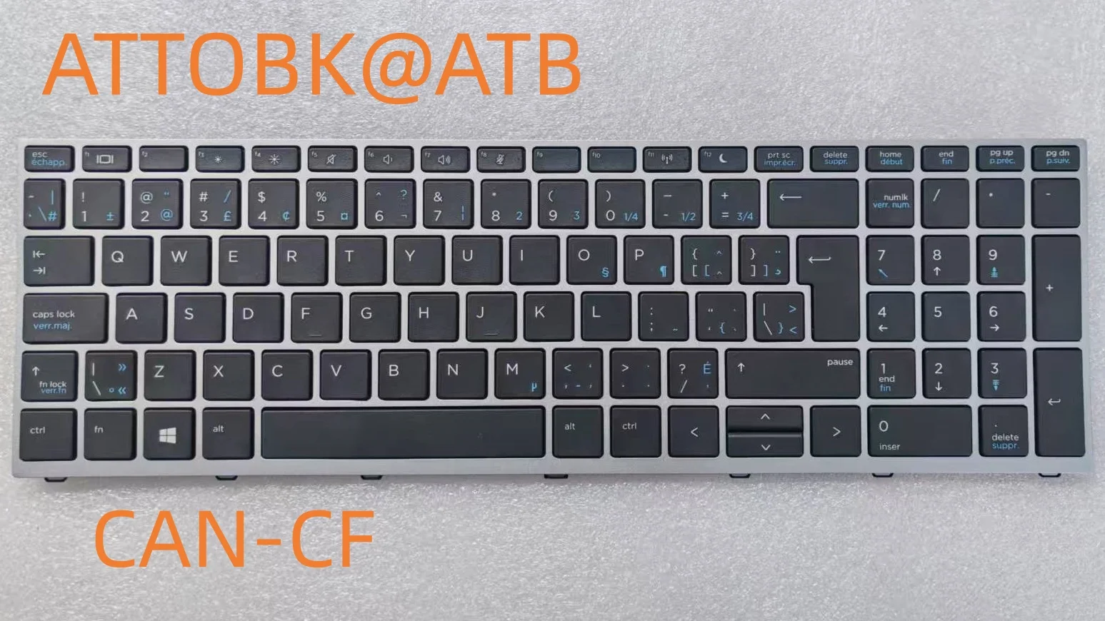 Оригинальная клавиатура для ноутбуков HP ProBook 450G5455G5470G5L00739-001L09593-001L01027-001 (версии USRUCFITSPLACZBECZUK) (art.: 3920d92ff5cd0) - 3920d92ff5cd0