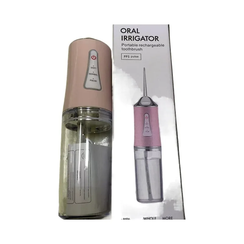 Ирригатор для полости рта с аккумулятором 4 наконечника 220 мл 3 режима IPX7