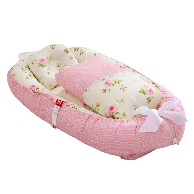 

Мягкая детская кровать с подушкой и пододеяльником, съемная простыня, детский пеленальный коврик, чехол для новорожденного, шезлонг, кроватка
