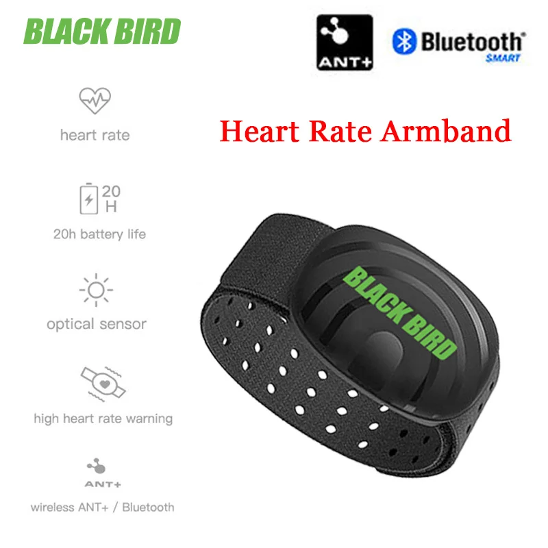 

Blackbird Heart Rate Monitor Armband Optical Fitness ANT+Bluetooth Outdoor Sports Heart Rate Sensor For Garmin Bike Computer