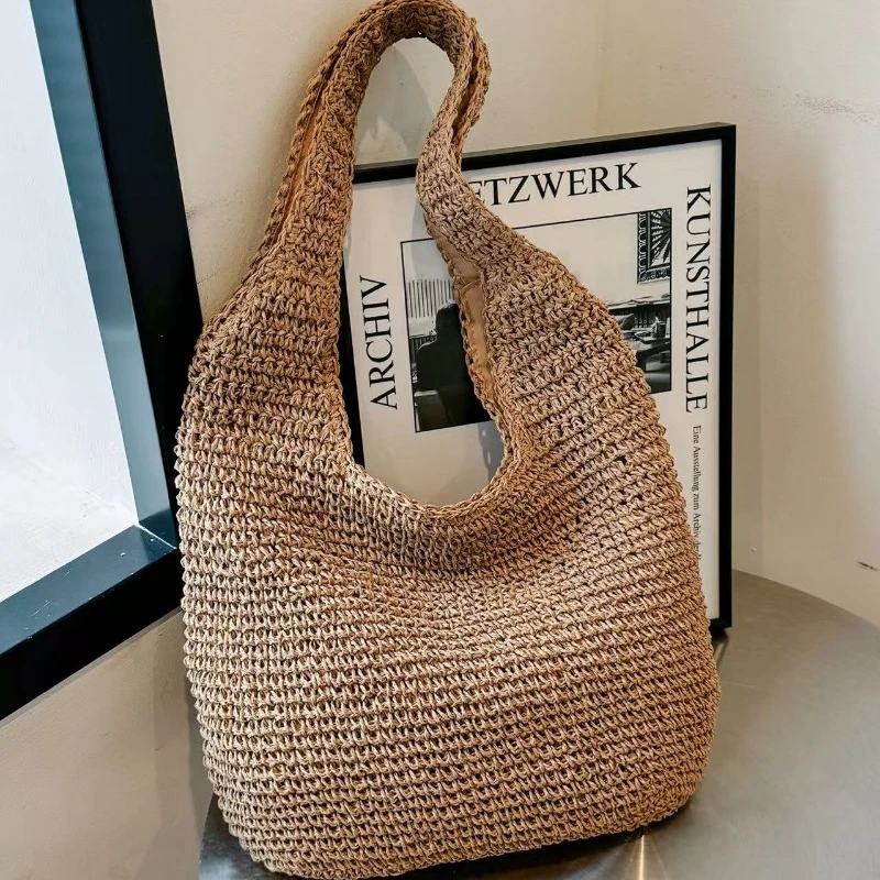 Новинка 2023 года летние нишевые дизайнерские женские сумки на плечо с плетением