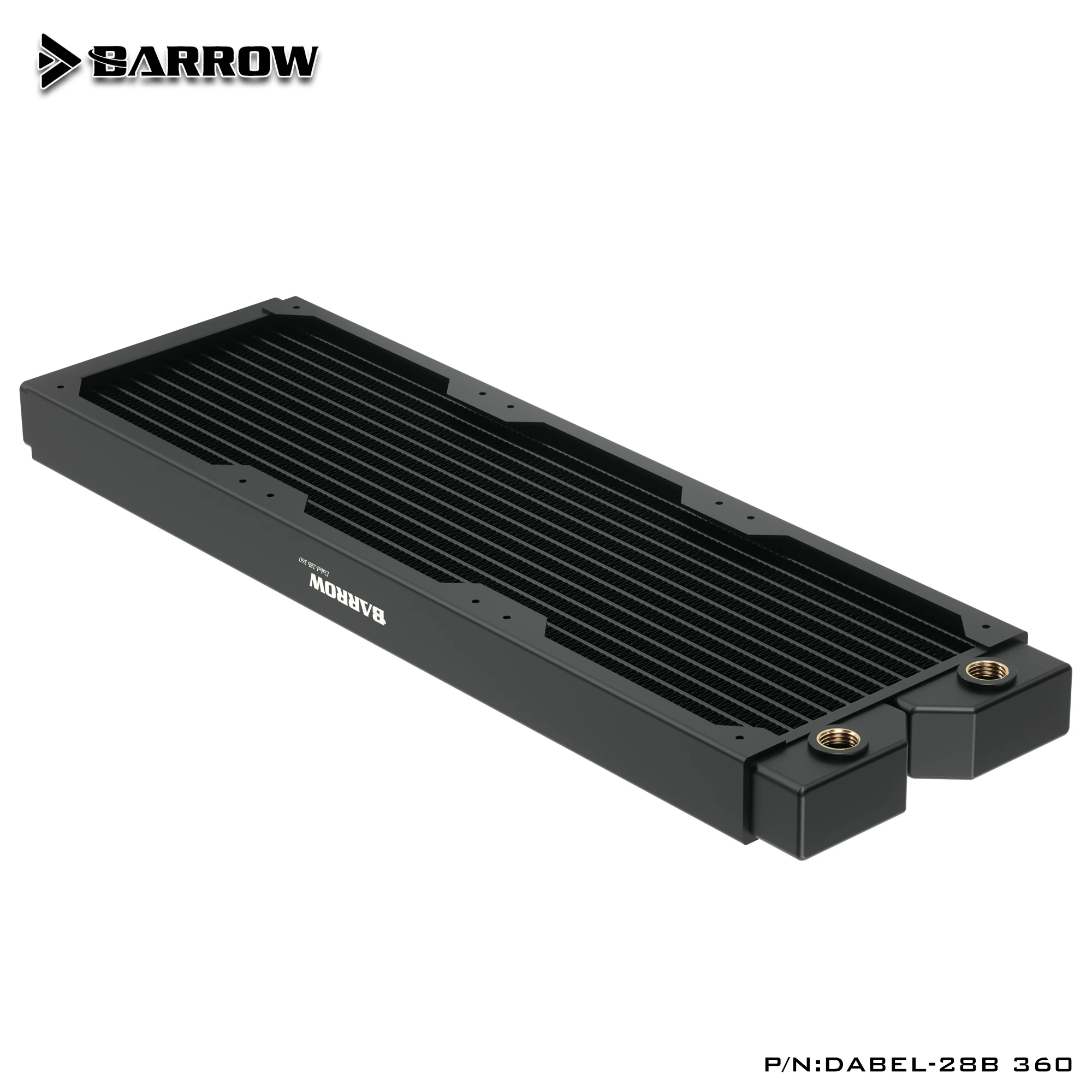 Barrow Dabel-28b 360mm 3x12cm Copper Radiator Heat Exchanger Water Cooling enlarge