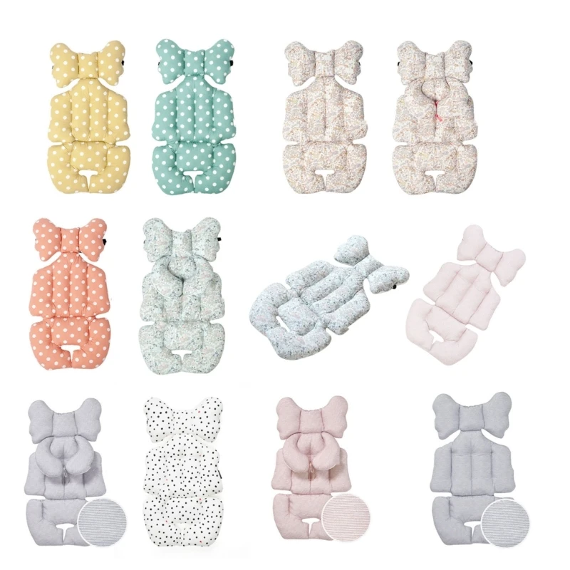 

N80C Baby Stroller Seat Liner Infant Carriage Cushion Pushchair Seat Mat Stroller Seat Cushion Pram Thick Cotton Mattress