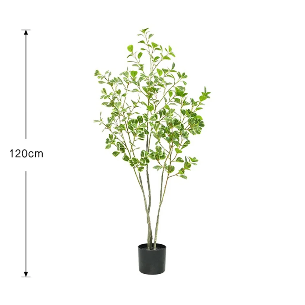 Искусственное фикус дерево большое имитация с гладкими и блестящими листьями