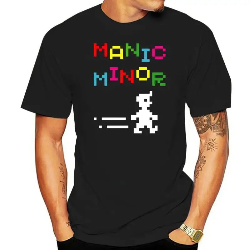 

ZX Spectrum - Manic Minor 51 T shirt Hoodie for Men Unisex Print T Shirt Mens Short Sleeve Hot top tee
