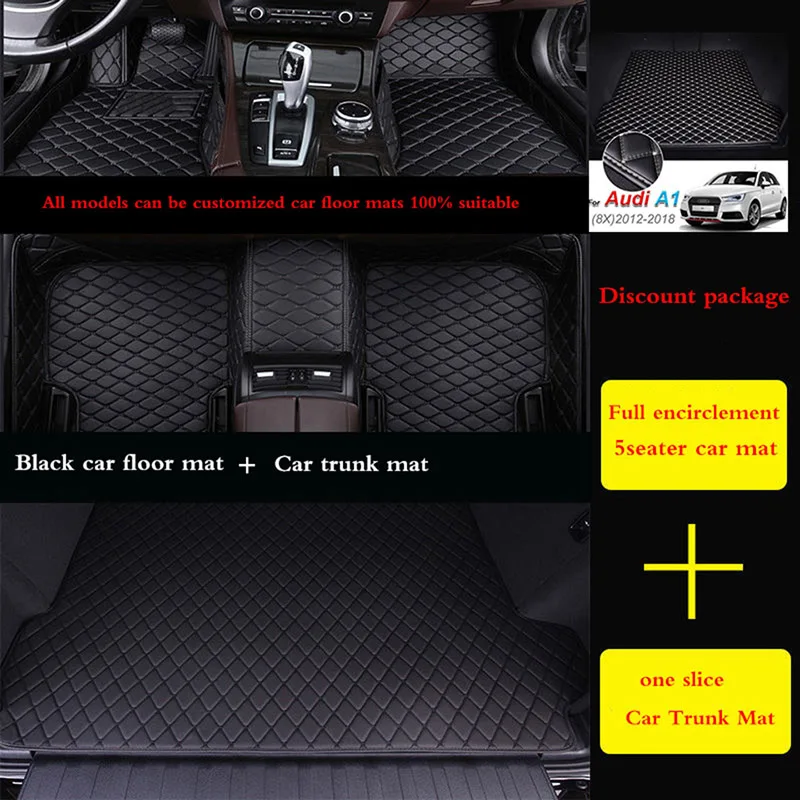 

Custom Car Floor Mat for Cadillac Escalade 2007-2010 Year Interior Details Car Accessories Carpet Trunk Mats