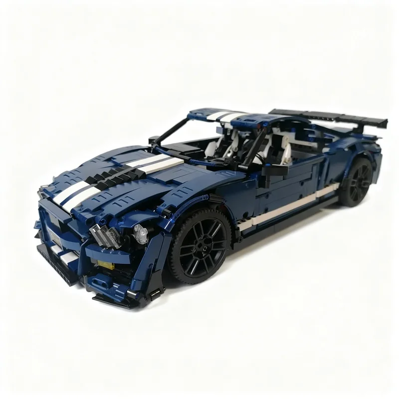 Фото 2170 деталей MOC Ford Mustang Shelby GT500: Конструктор, Развивающая игрушка, Новогодний подарок, Креативная идея, Обучающий конструктор для детей №2