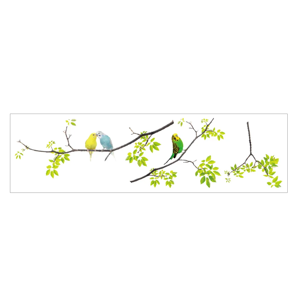 

Wall Stickers Decals Birdkids Decalnursery Brid Garden Branch Sticker Animals Flying Bedroom
