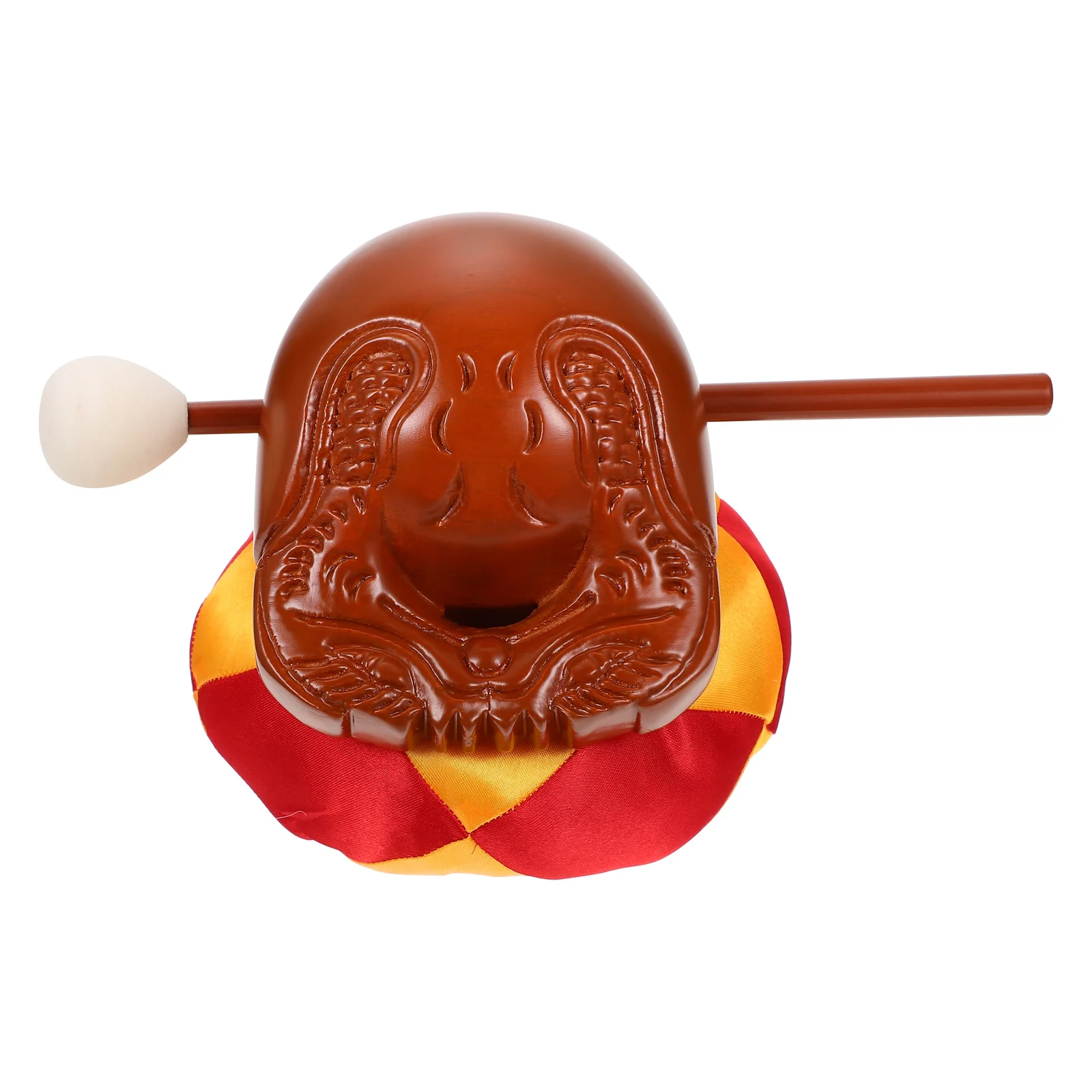 

Adornos Para Meditation Accessories Yoga Desk Decoration Wood Fish Drum Suite