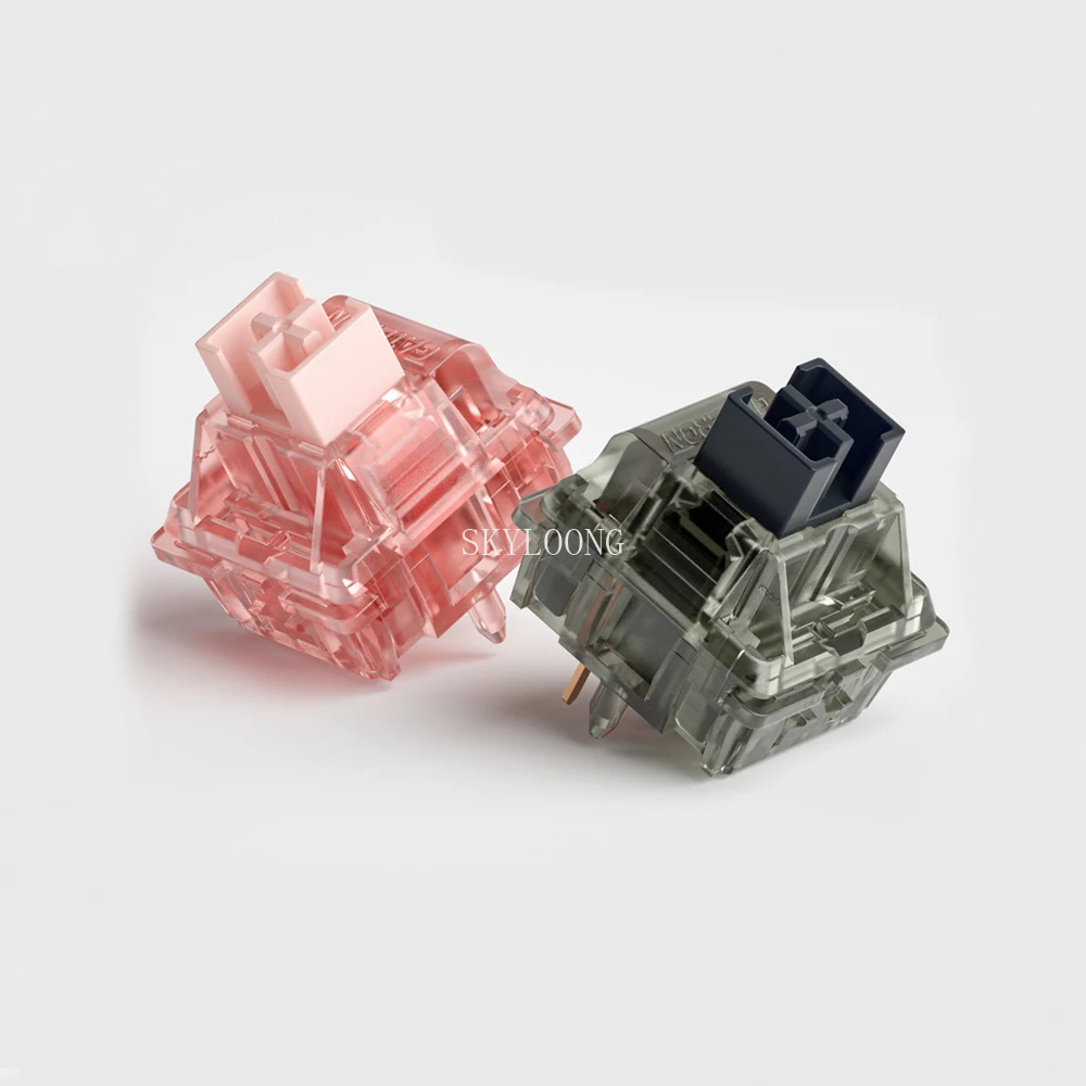 Gateron BOX V2 Ink Pink Black Switch 50g 60g Linear 5pin RGB Translucent  Mechanical Keyboard Customize Game Switch