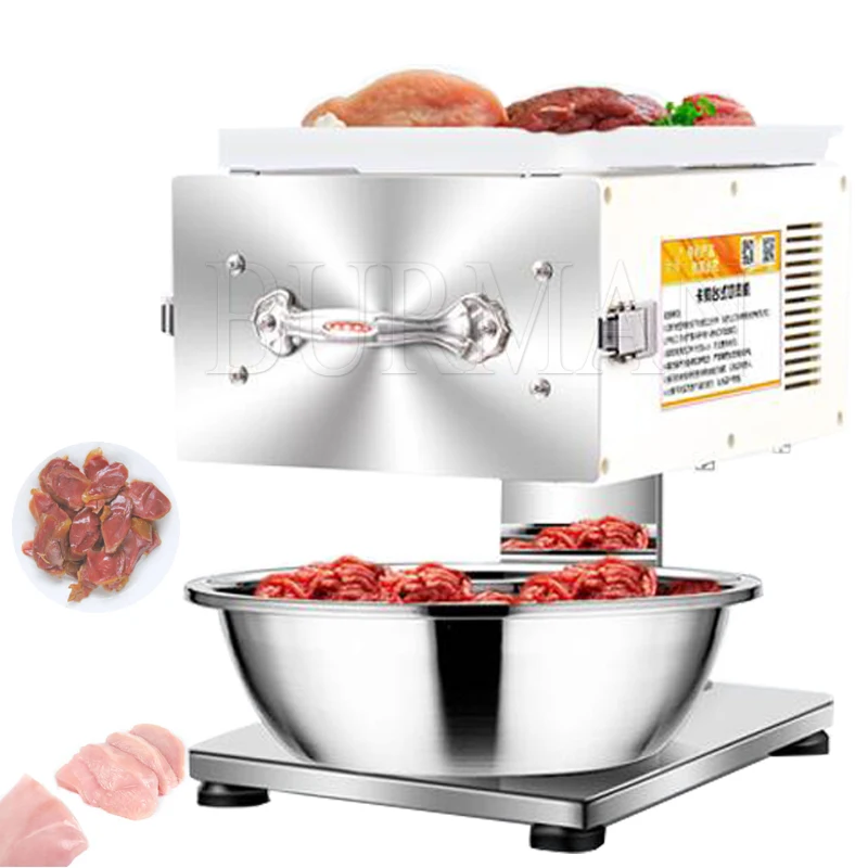 

Industrial Beef Cube Dicing Machine Electric Cut Fresh Meat Slicer Mincer