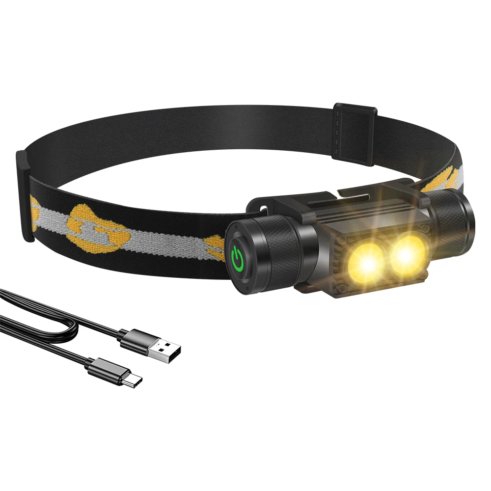 

BORUiT D25 двухцветный налобный фонарь 2000LM