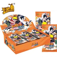naruto collection card anime figures card uzumaki uchiha sasuke character tcg carte card collection game cards for kids gift