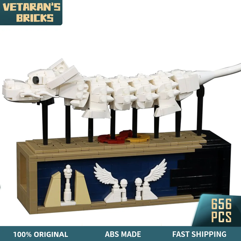 

MOC Flight of the Luck Dragon Home Decor Chinese Traditional Custom Statue Model Building Blocks Sets Toy for Kids Festival Gift