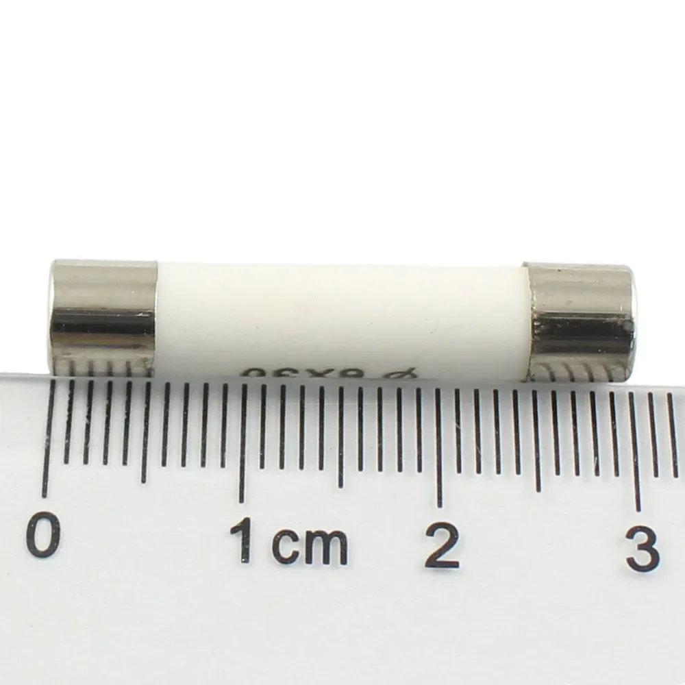 50 шт. керамический картридж предохранителя RO58 6x30 мм 500 В F 0.5A 1A 2A 3A 4A 5A 6A 8A 10A 13A 15A 16A 20A