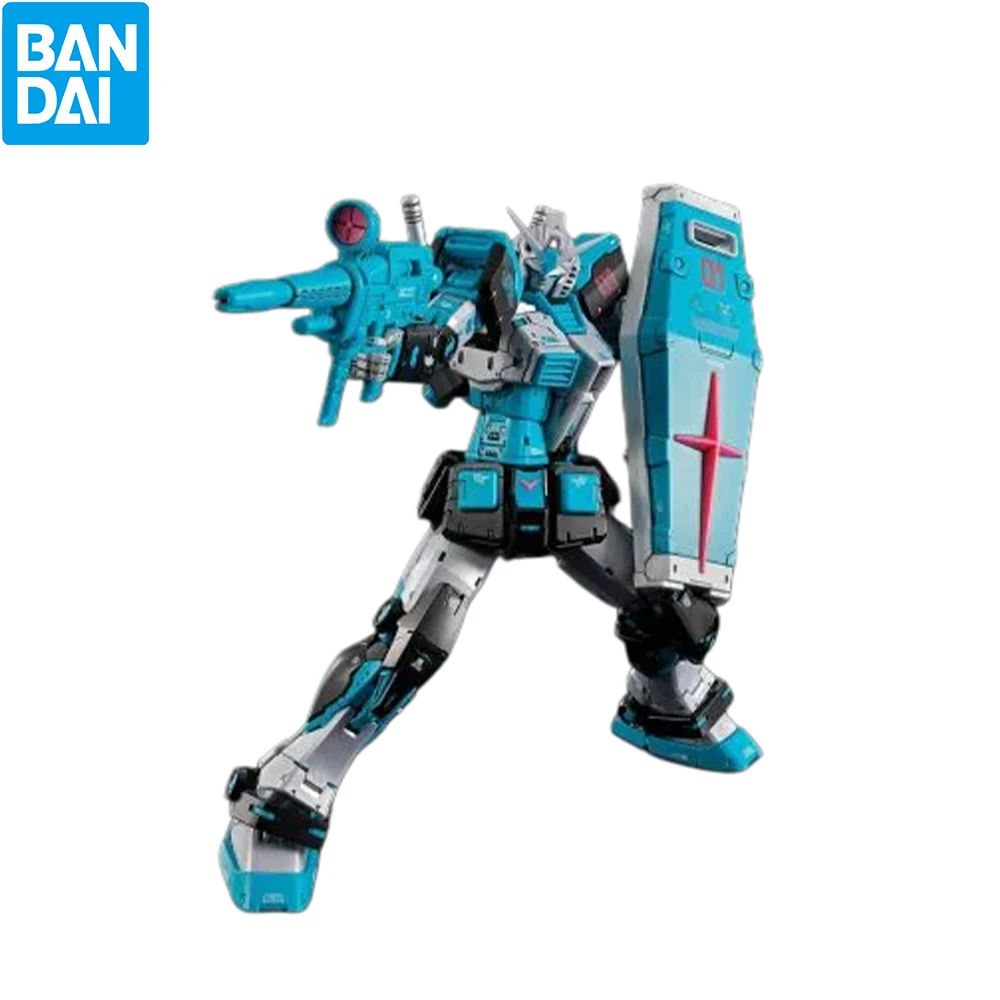 Фото Коллекционная пластиковая модель Bandai RG RX-78-2 Gundam Ver.2.0 Hatsune Miku (Гундам) для самостоятельной сборки, аниме-фигурка, настольное украшение, подарок, игрушка №1