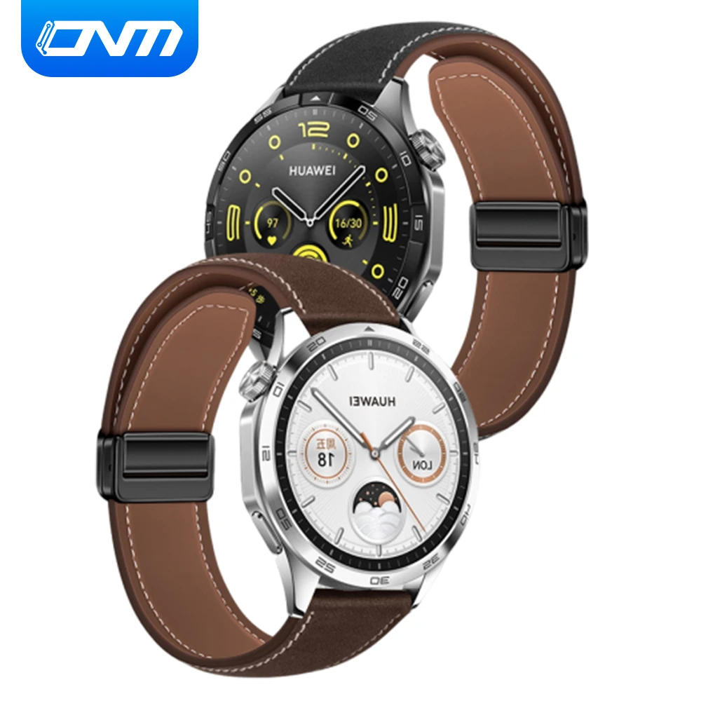 

Магнитная Петля для Huawei Watch GT 4 46 мм ремешок из натуральной кожи для Huawei GT3 Pro GT2 3 2 Аксессуары для умных часов