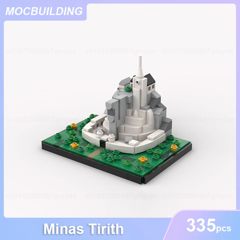 

Minas Tirith Architecture Micro Scale Model MOC Building Blocks DIY Assemble Bricks Creative Educational Xmas Toys Gifts 335PCS