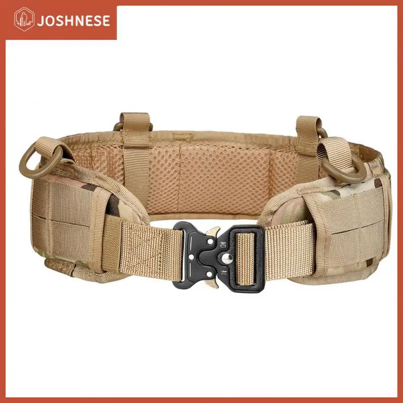 

Multicolor Waistband Lithe Tactical Belt Multifunctional Leather Girdle Outdoors Abrasion Resistant