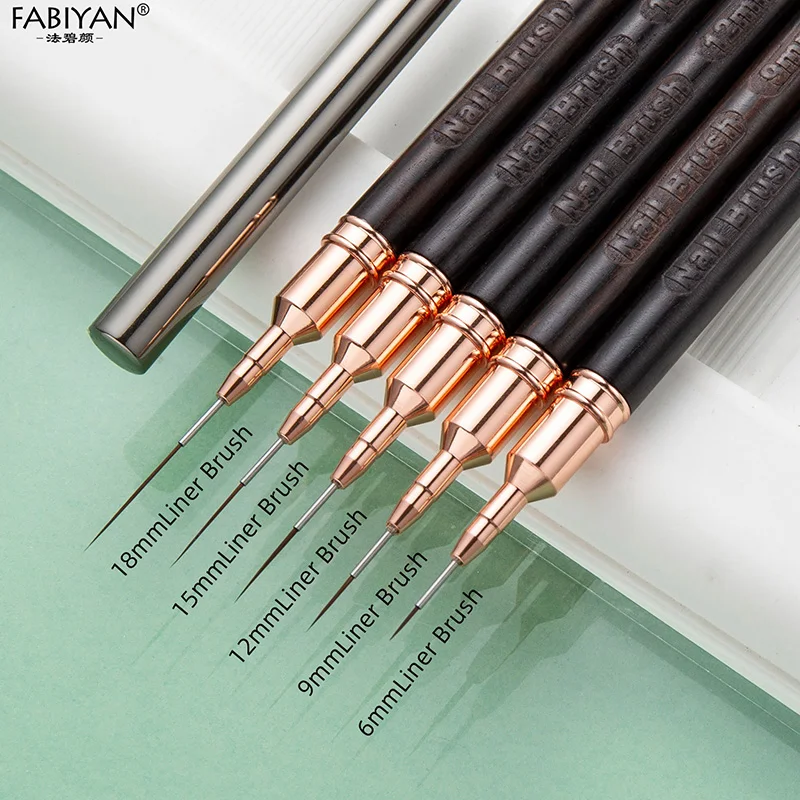 Кисть для дизайна ногтей кисть лайнера полосатая рисования акриловый УФ-гель