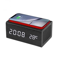 bluetooth audio creative alarm clock speaker household car wireless charging convenient electronic clock speaker