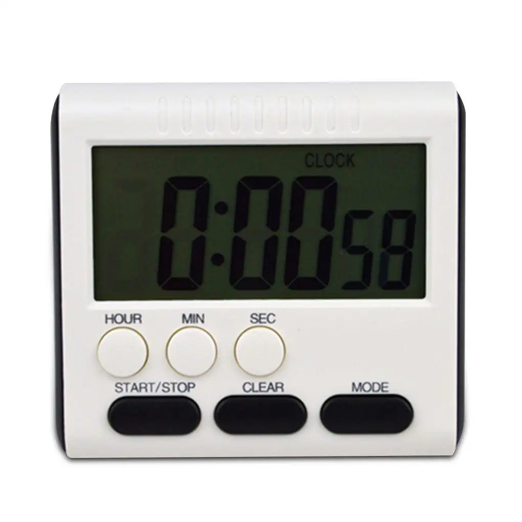 

New Digital Time Large LCD Digital Kitchen Timer Alarm Count Up&Down Clock 24 Hours