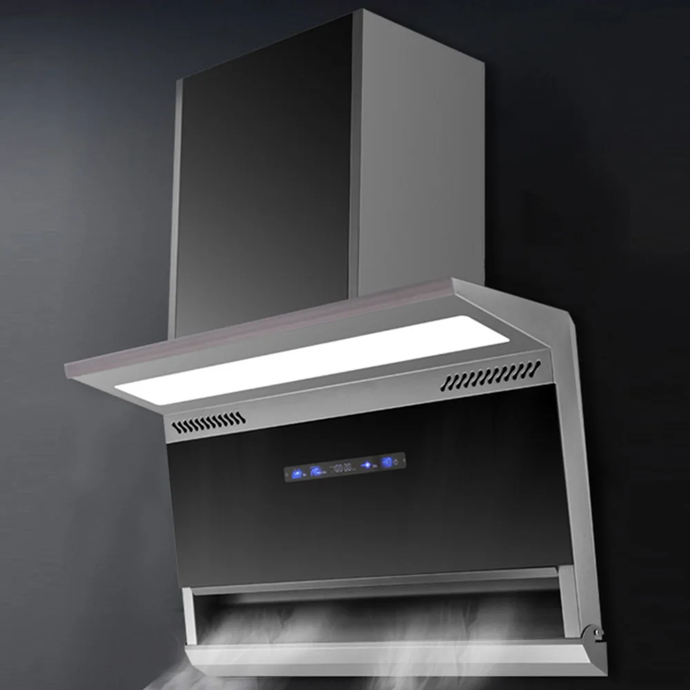 Household kitchen automatic cleaning range hood, first -level energy efficiency large suction, range hood