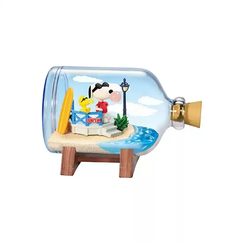 В наличии: Оригинальная игрушка-еда RE-MENT Snoopy Time Ecological Bottle Serie, прозрачная стеклянная капсула времени, миниатюрная сцена, слепая коробка (art.: 3920dc11bdd2e) - 3920dc11bdd2e