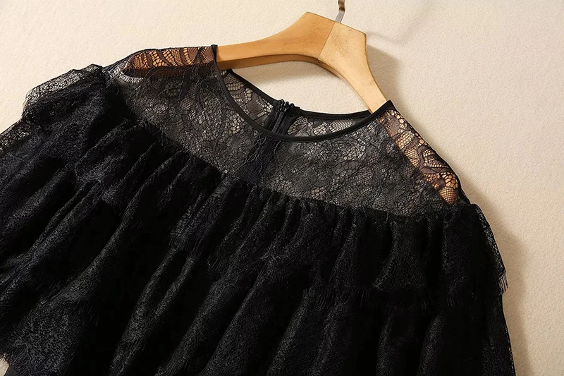 Элегантные и красивые женские платья MIUXIMAO 2023 Модное Длинное кружевное платье в