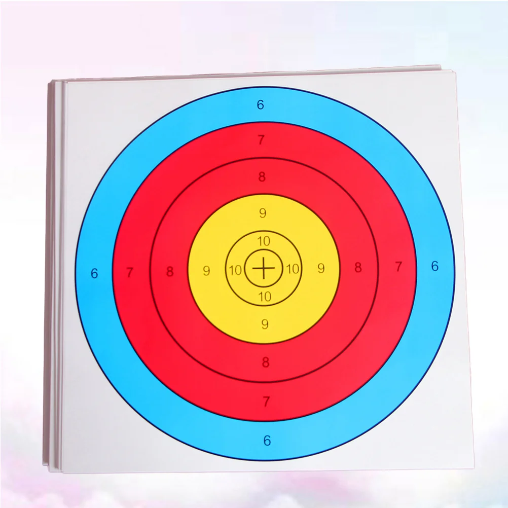 

20PCS Shooting Target Professional Prime Target Sheet Paper for Arrow Slingshot