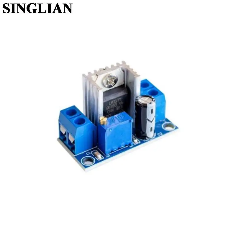 LM317 Модуль преобразователя постоянного тока DC-DC понижающий модуль печатной платы