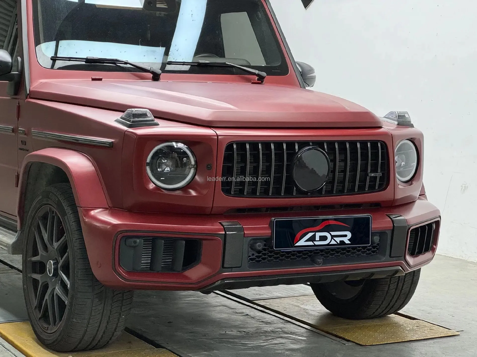 Фото Комплект обвеса в стиле G63 для G-Wagon W464 W463a 2018-2024 (обновление до W465 2025) с бампером и решеткой радиатора для G-Class G350 G500 G550 №5