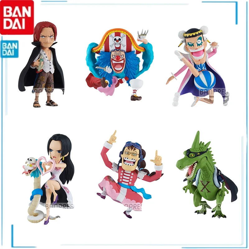 

BANDAI ONE PIECE Gashapon Monkey D Luffy Roronoa Zoro Shanks Action Figures Model Genuine Anime Figures Collection Hobby Gifts