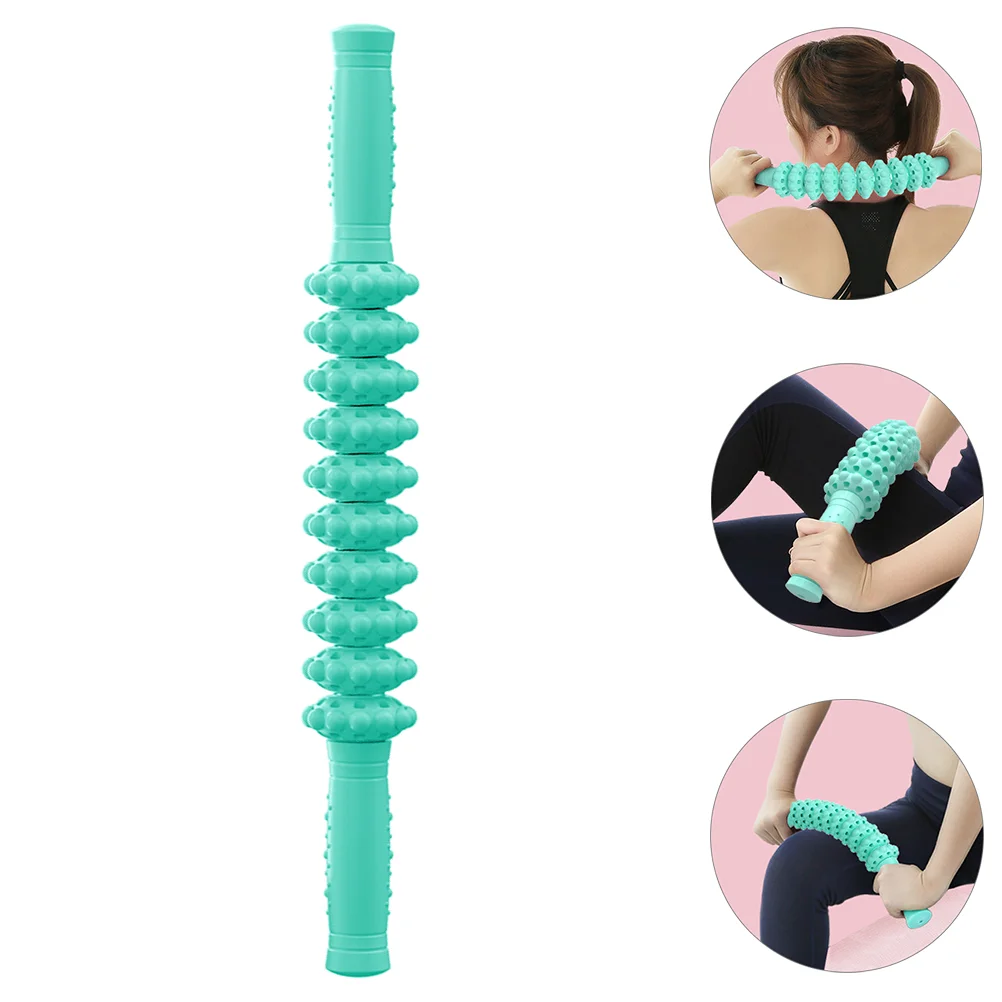 

1pc Muscle Roller Bendable Muscle Roller Multifunctional Massaging Tool (Green)